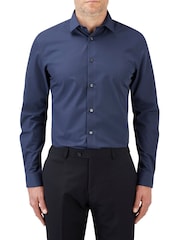 Skopes Blue Slim Fit Sustainable Formal Shirt - Image 1 of 4