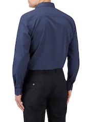 Skopes Blue Slim Fit Sustainable Formal Shirt - Image 2 of 4