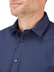 Skopes Blue Slim Fit Sustainable Formal Shirt - Image 3 of 4