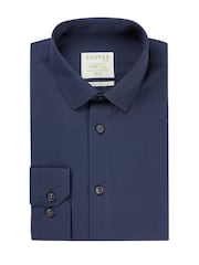 Skopes Blue Slim Fit Sustainable Formal Shirt - Image 4 of 4
