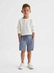 Ashley-Blau - Reiss Henry Jersey-Shorts mit Kordelzug - Bild 4 von 6