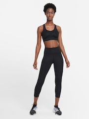 Nike Black Fast Mid Rise Crop Running Leggings - Image 3 of 9
