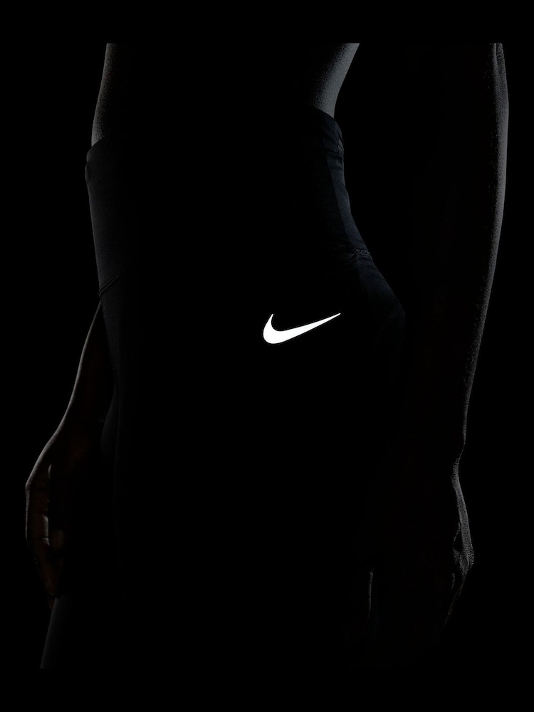 Nike Black Fast Mid Rise Crop Running Leggings - Image 9 of 9