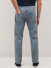 Blue Straight Coloured Stretch Jeans - Image 3 of 5