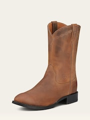 Ariat Brown Heritage Roper Western Boots - Image 2 of 2
