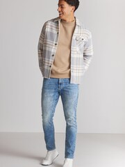 Washed Blue Skinny Ultimate Comfort Super Stretch Jeans - Image 2 of 8