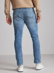 Washed Blue Skinny Ultimate Comfort Super Stretch Jeans - Image 4 of 8