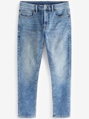 Washed Blue Skinny Ultimate Comfort Super Stretch Jeans - Image 8 of 8