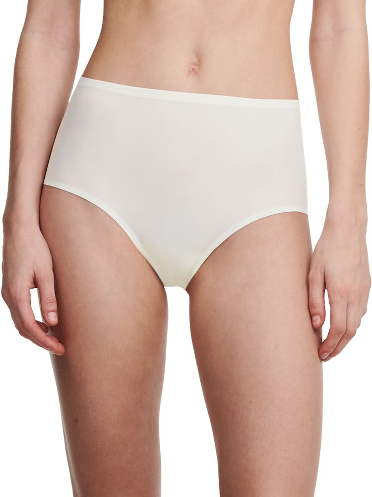 Blanco marfil - Pantalones de cintura alta sin costuras elásticos con diseño suave de Chantelle - Imagen 1 de 3 Blanco marfil - Pantalones de cintura alta sin costuras elásticos con diseño suave de Chantelle - Imagen 1 de 3