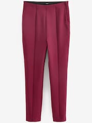 Beerenrot - Figurbetonte Skinny-Hose mit hohem Bund - Bild 5 von 5