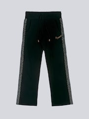 Pineapple Panel Black Wide Leg Joggers - Image 7 of 7