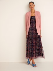 Blush Pink Relaxed Soft Crépe Blazer - Image 2 of 5