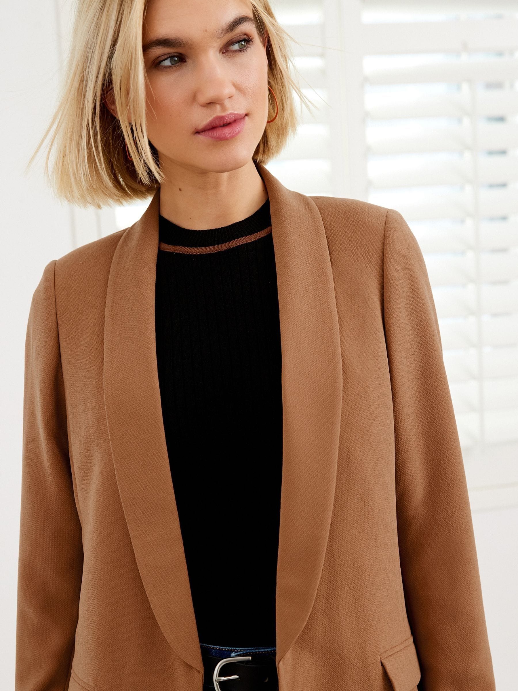 Next camel blazer hot sale