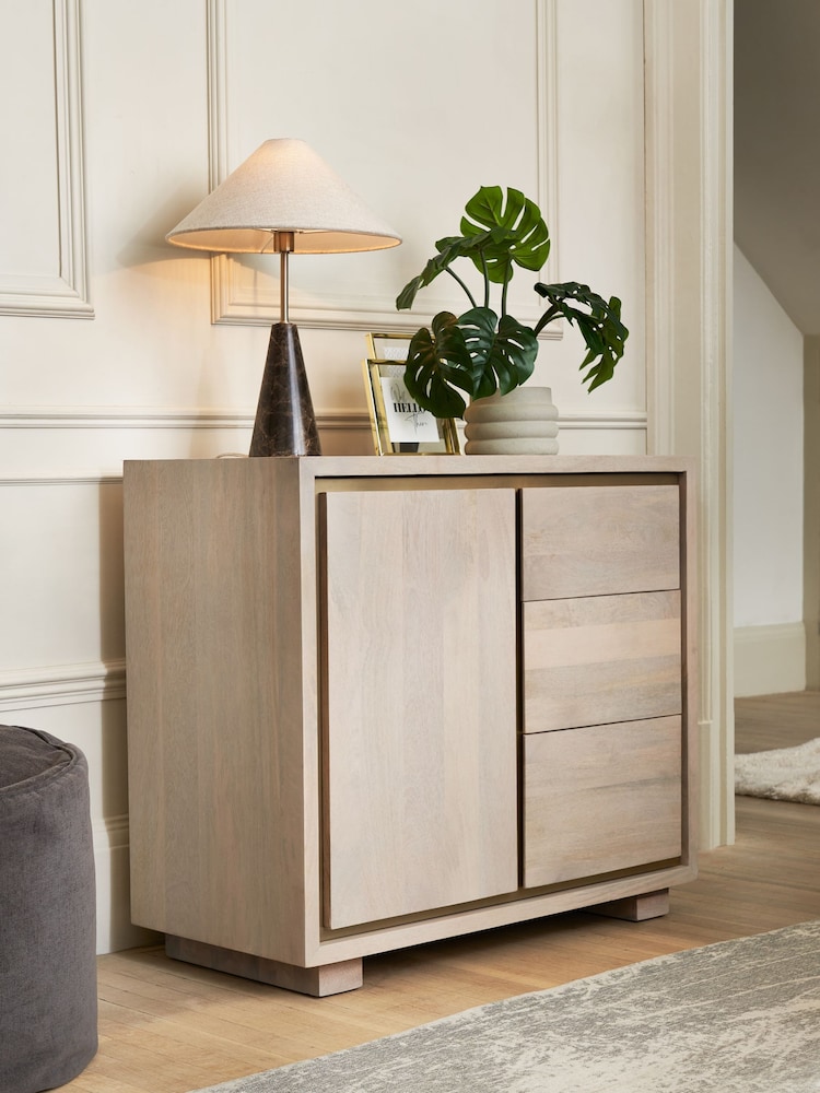 Light Colton Mango Wood Small Sideboard - Image 1 of 9