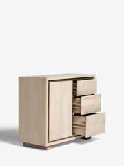Light Colton Mango Wood Small Sideboard - Image 7 of 9