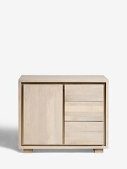 Light Colton Mango Wood Small Sideboard - Image 8 of 9