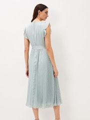 Phase Eight Green Carmella Pleated Dress - Image 3 of 7