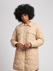 U.S. Polo Assn. Womens Quilted Overshirt - Image 1 of 4