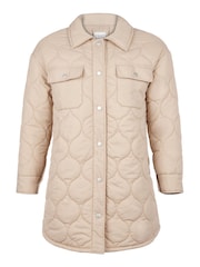 U.S. Polo Assn. Womens Quilted Overshirt - Image 4 of 4