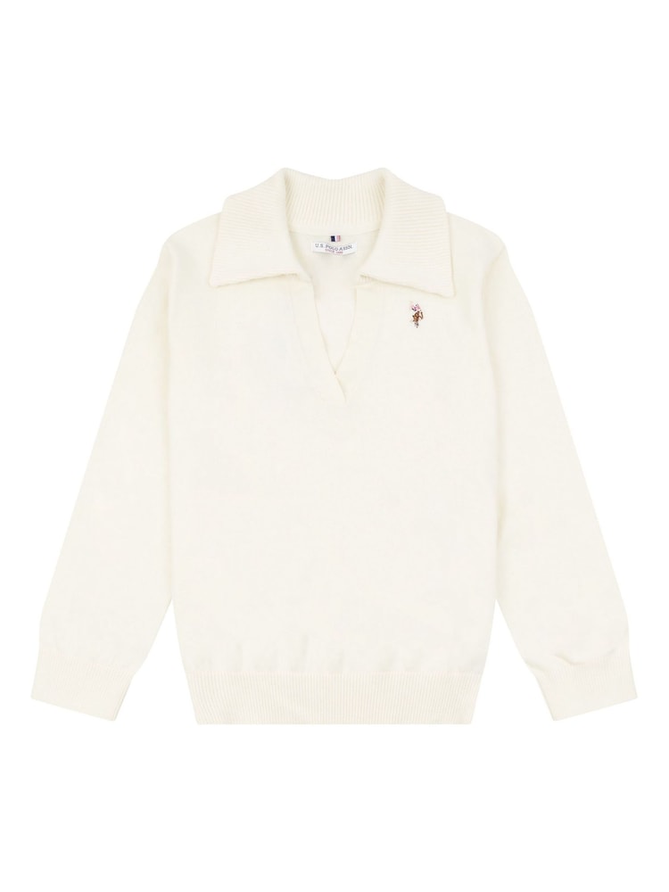 U.S. Polo Assn. Womens Open Collar Jumper - Image 4 of 4