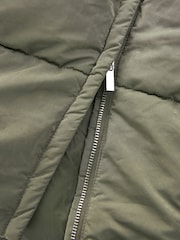 Khaki Green Padded Coat - Image 7 of 9