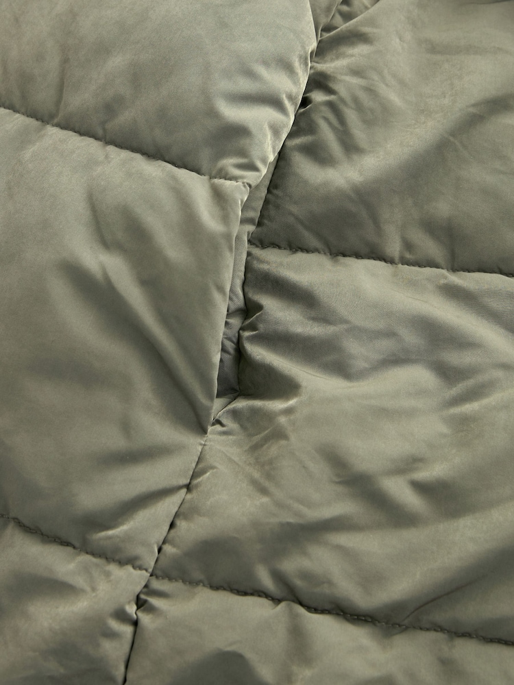 Khaki Green Padded Coat - Image 9 of 9 Khaki Green Padded Coat - Image 9 of 9
