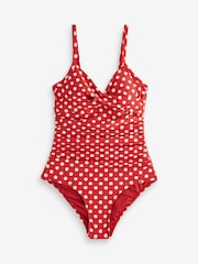 Terracotta Spot Tummy Control Swimsuit - Image 5 of 5