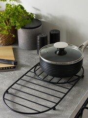 Black Bronx Large Wire Trivet - Image 1 of 2