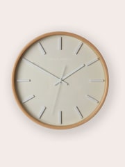 Laura Ashley Grey Mounton Wooden Clock - Image 2 of 5