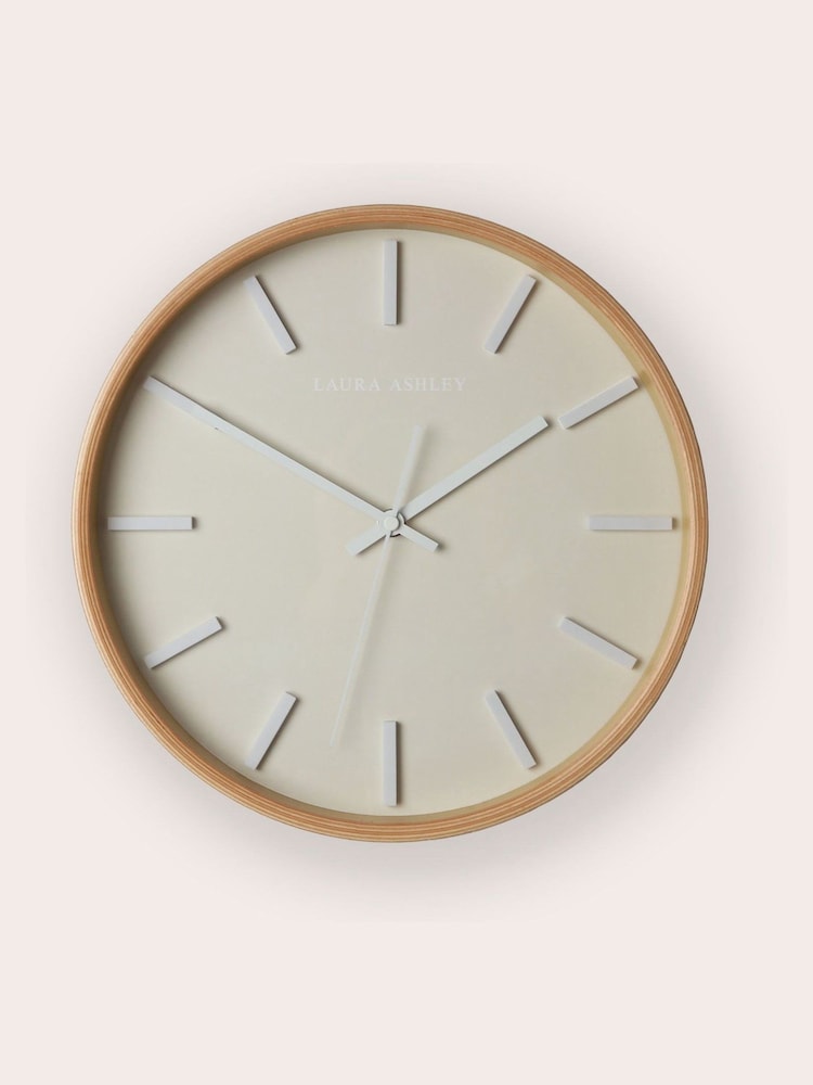 Laura Ashley Grey Mounton Wooden Clock - Image 2 of 5