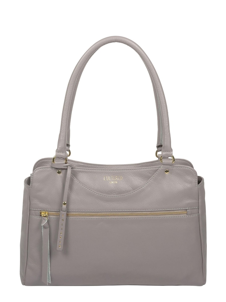 Cultured London Shadwell Leather Handbag - Image 1 of 6 Cultured London Shadwell Leather Handbag - Image 1 of 6