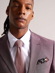 Ted Baker Natural Essay Camel Printed Pocket Square - Image 3 of 3