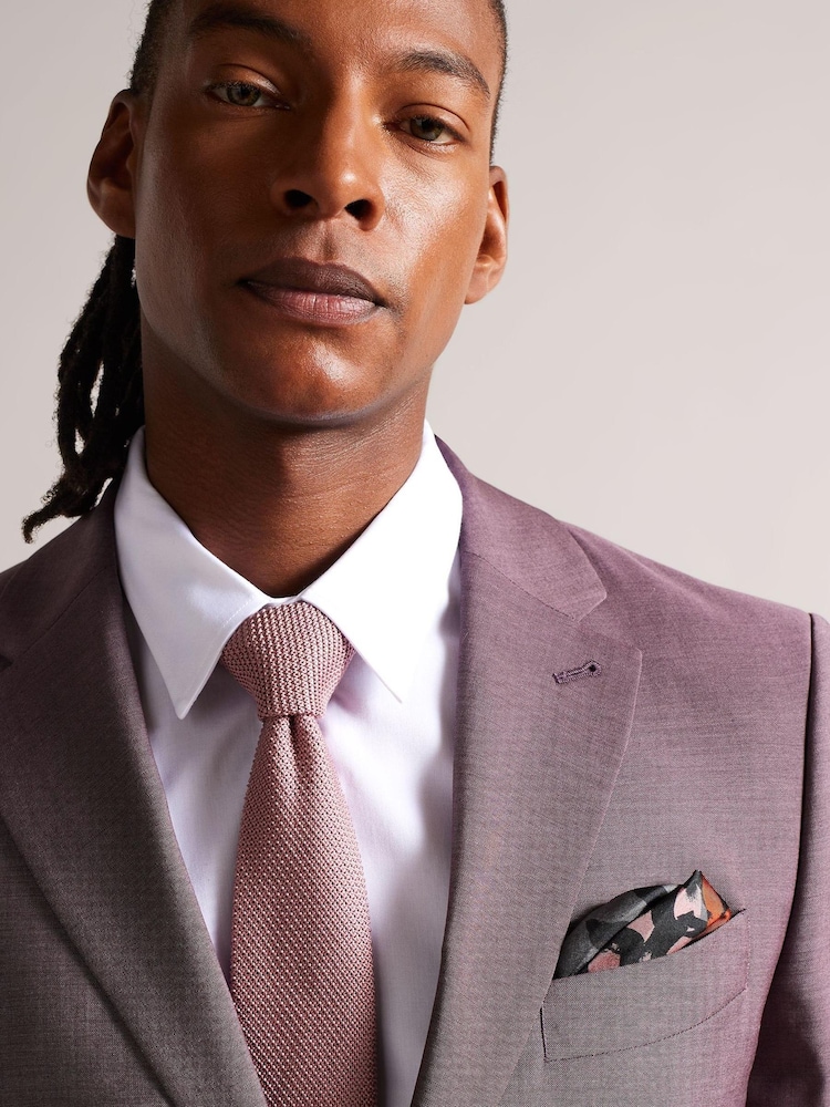 Ted Baker Natural Essay Camel Printed Pocket Square - Image 3 of 3