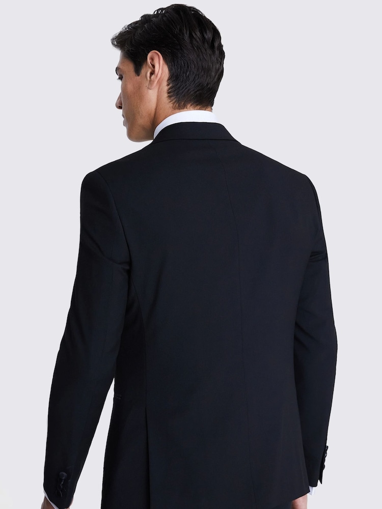 MOSS Black Slim Fit Dress Jacket - Image 3 of 6