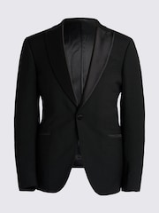 MOSS Black Slim Fit Dress Jacket - Image 6 of 6
