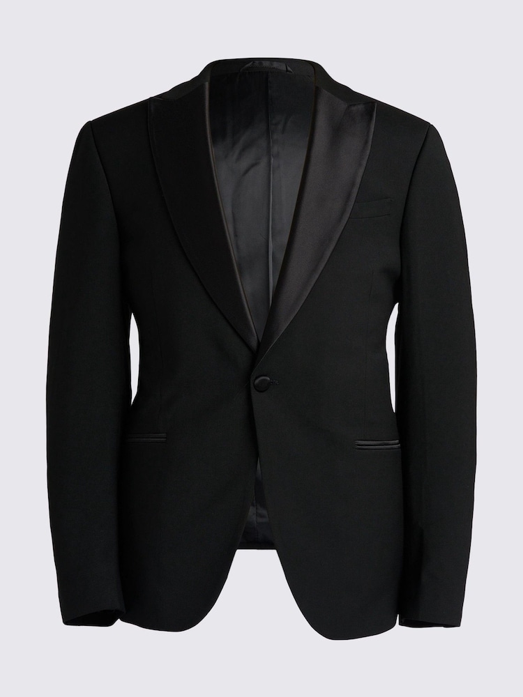 MOSS Black Slim Fit Dress Jacket - Image 6 of 6