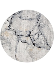 LIVABLISS Blue Jolie Abstract Moderne Marble Rug - Image 7 of 7