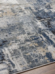 LIVABLISS Blue Jolie Abstract Moderne Marble Rug - Image 5 of 6