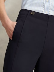 Hobbs Blue Petite Kimmi Crop Trousers - Image 4 of 6