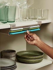 Joseph Joseph 3 Piece Black Folio™ Slim Under-shelf Chopping Board Set - Image 1 of 4
