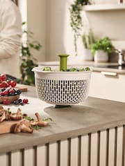 Joseph Joseph White Sink Salad Spinner 2-in-1 Colander Spindola - Image 1 of 7