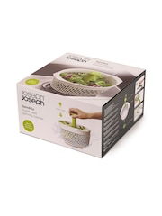 Joseph Joseph White Sink Salad Spinner 2-in-1 Colander Spindola - Image 7 of 7