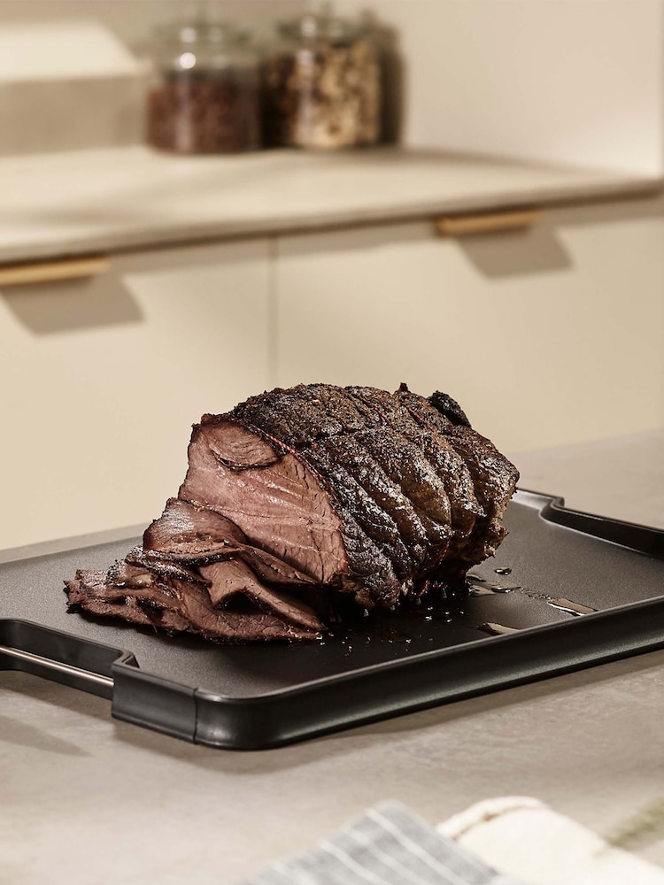 Joseph Joseph Black Cut&Carve Plus Multi-Function Extra Large Chopping Board - Image 1 of 1