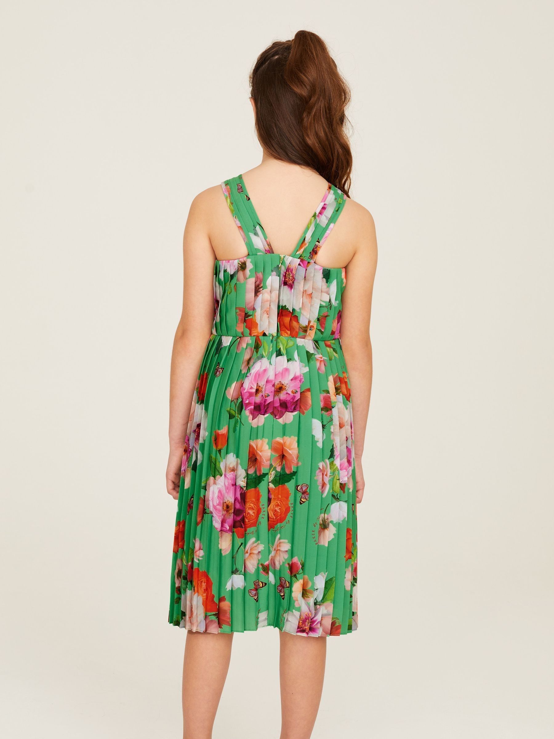 Ted baker green floral dress cheap