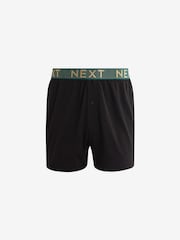 Signature Black Metallic Spot Waistband 4 pack Boxers - Image 8 of 10