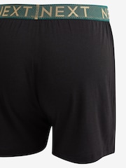 Signature Black Metallic Spot Waistband 4 pack Boxers - Image 9 of 10