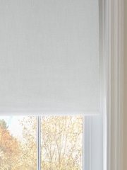 Mid Grey Ready Made Textured Roller Blackout Blind - Image 3 of 6