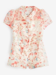 Baker by Ted Baker Pink Playsuit - Image 9 of 11