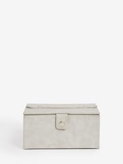 Grey Faux Leather Jewellery Box - Image 3 of 5