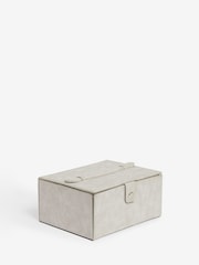 Grey Faux Leather Jewellery Box - Image 4 of 5